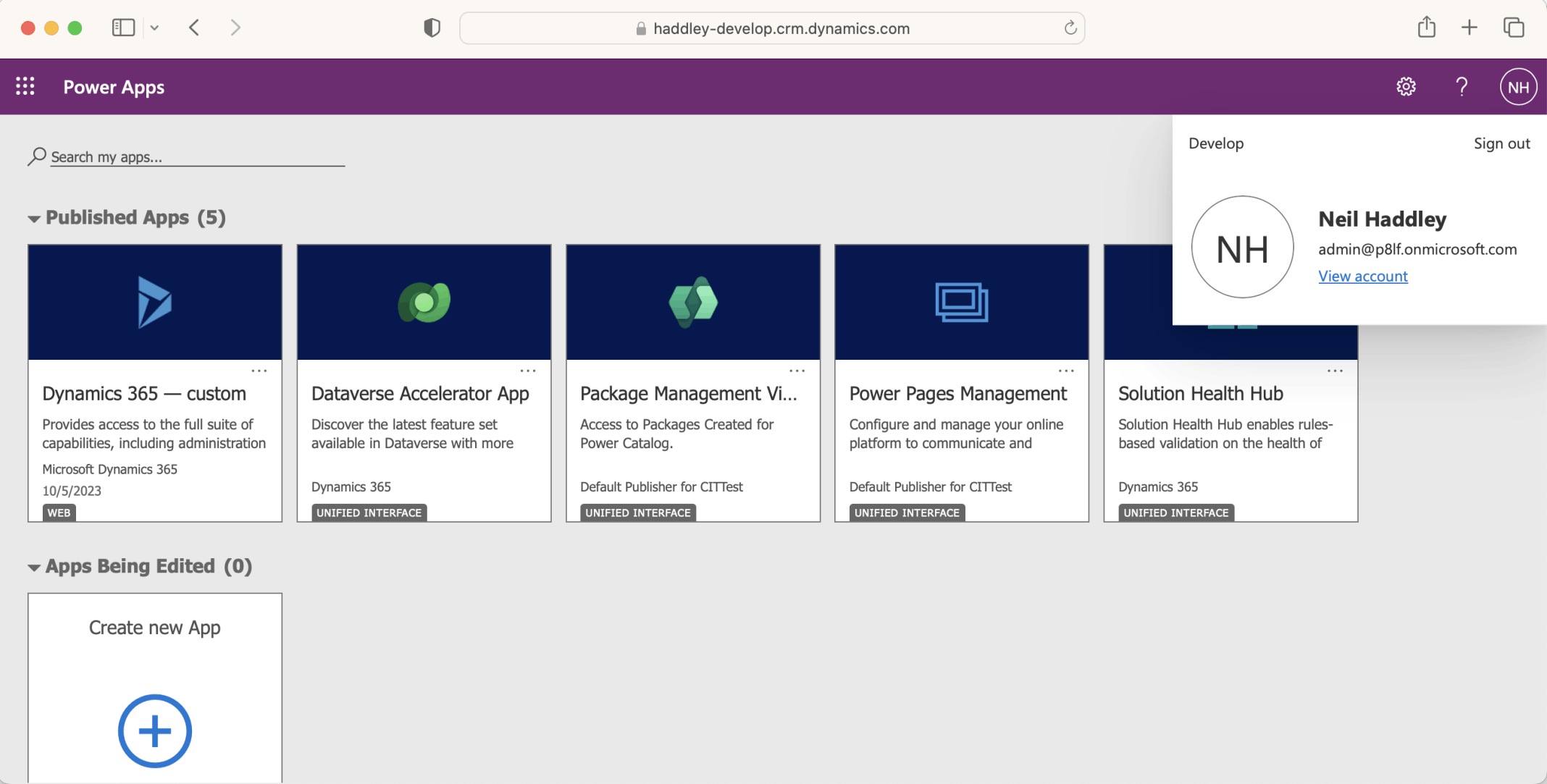 Published Apps