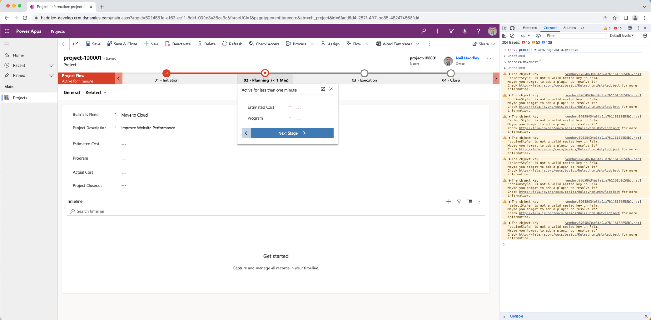 process.moveNext()
