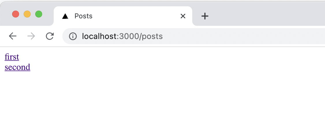 Page title is 'Posts'