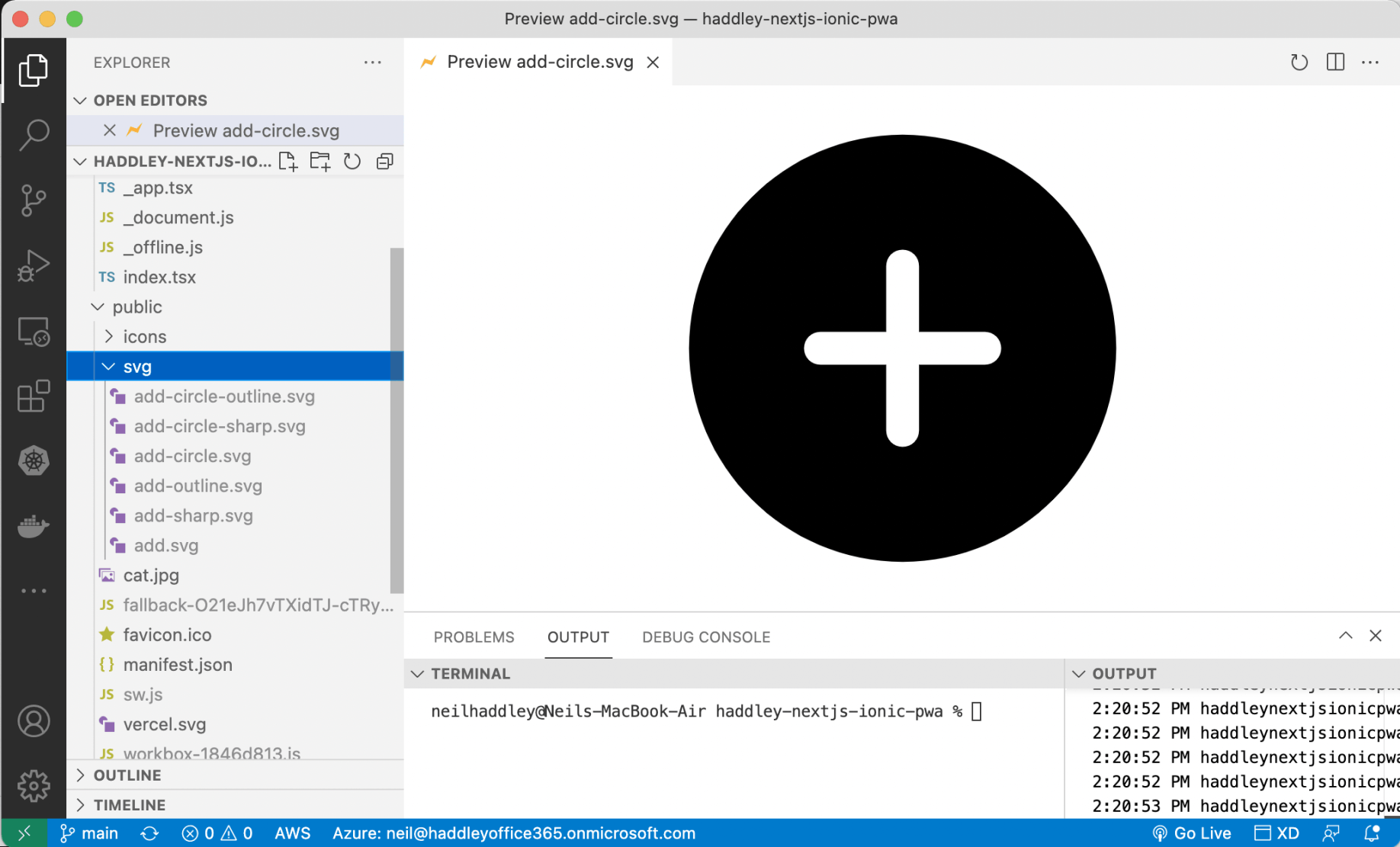 I needed to remove (unneeded) files from the svg folder...