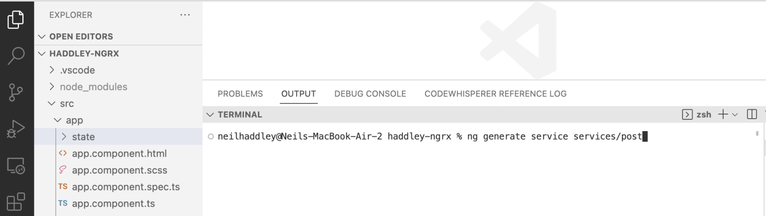 ng generate service services/post
