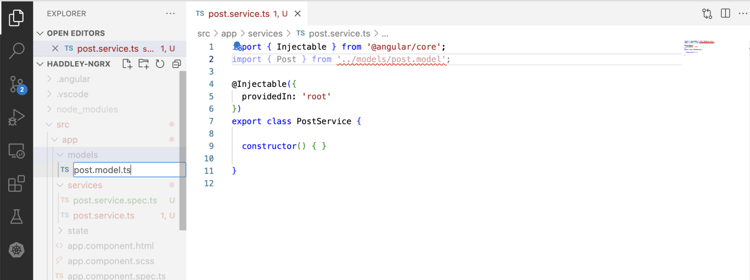 co-pilot suggests creating a post.model file (why not?)