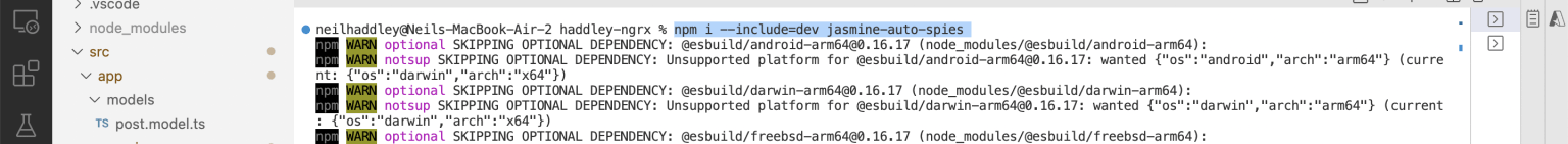 npm i --include=dev jasmine-auto-spies