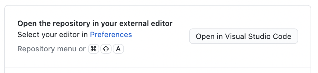 Open in Visual Studio Code
