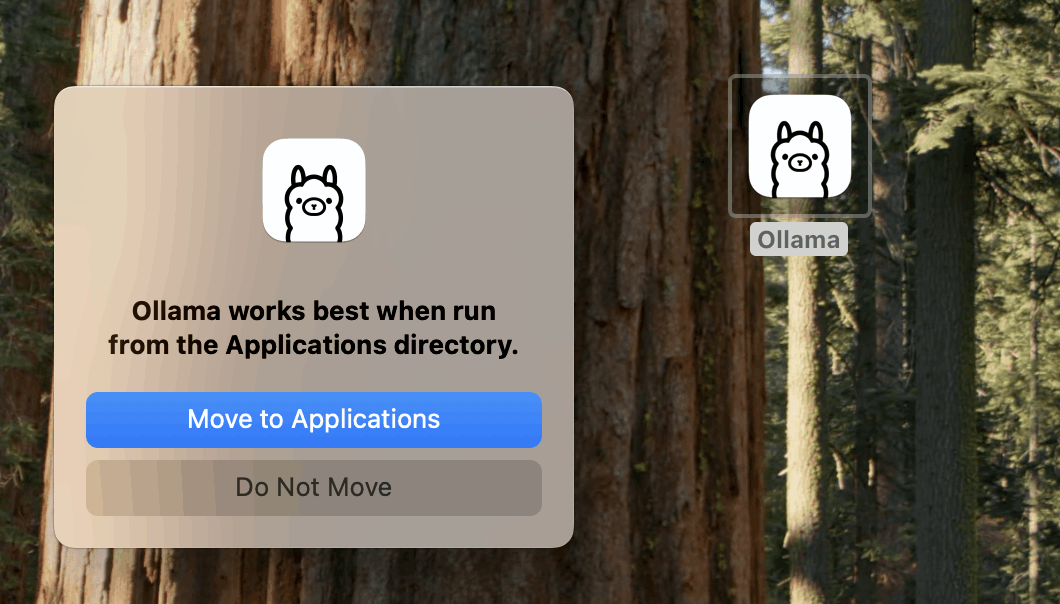 I clicked Move to Applications