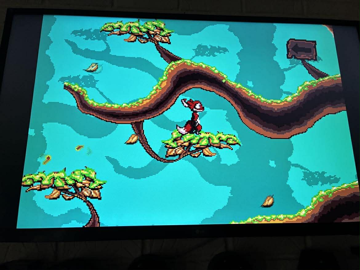 I played through the Tanglewood demo, running across tree branches