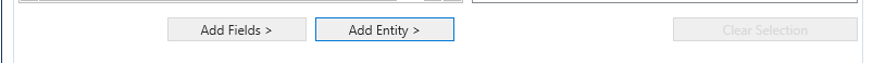 I clicked the Add Entity button