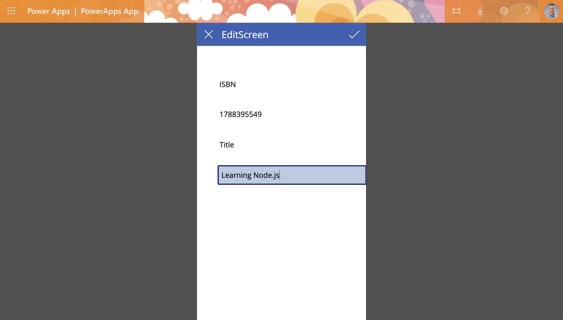 Editing second item's title