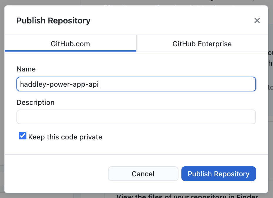 Publish Repository