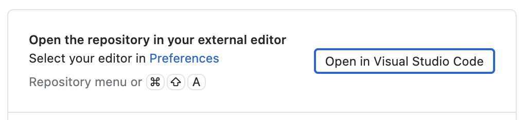 open in Visual Studio Code