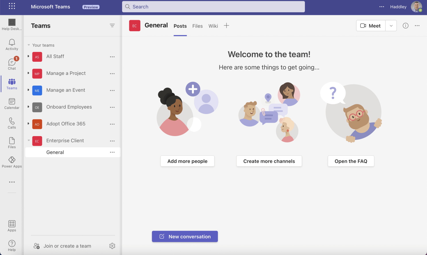 Team has been created