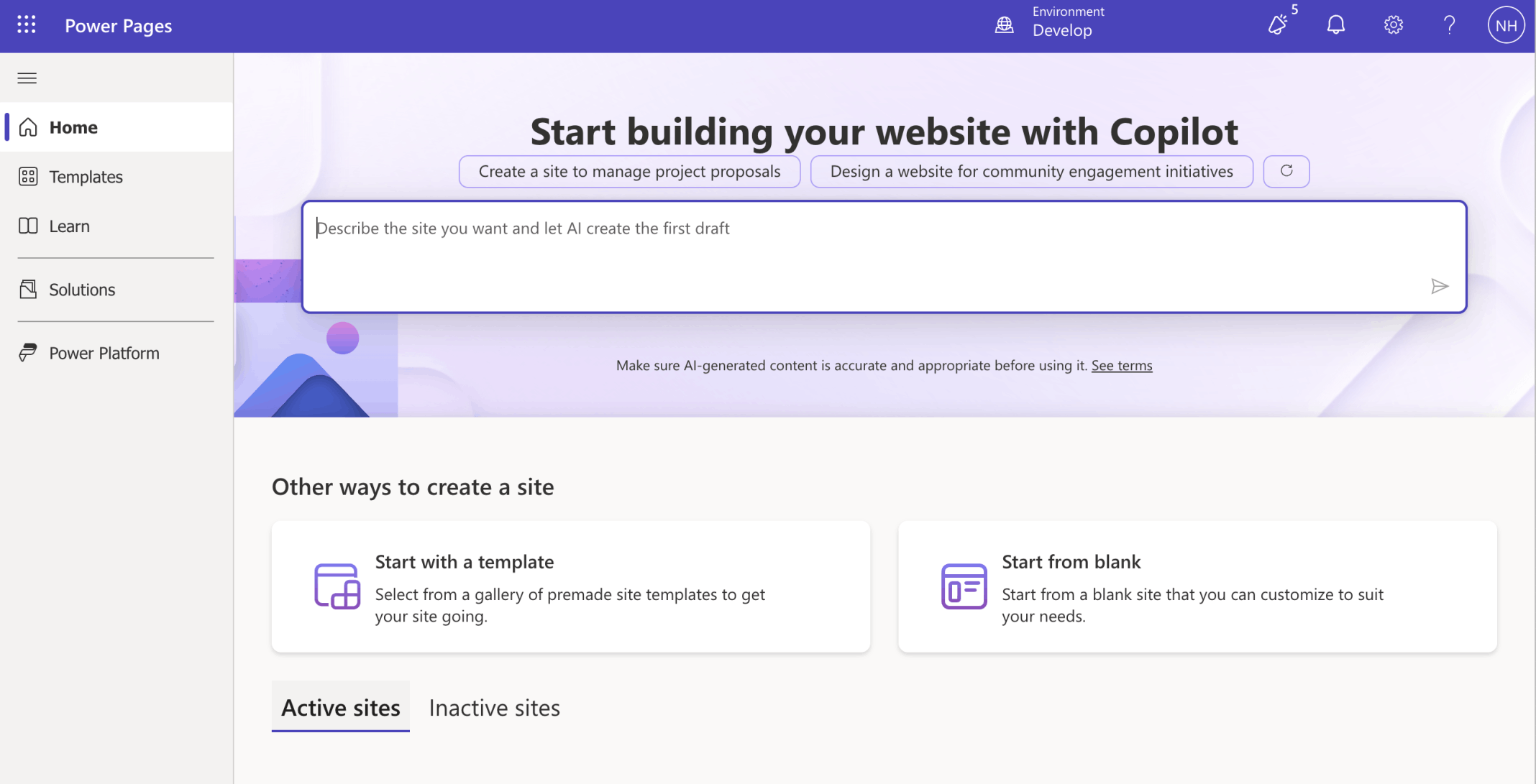 I used Microsoft Power Pages to create a Customer Portal