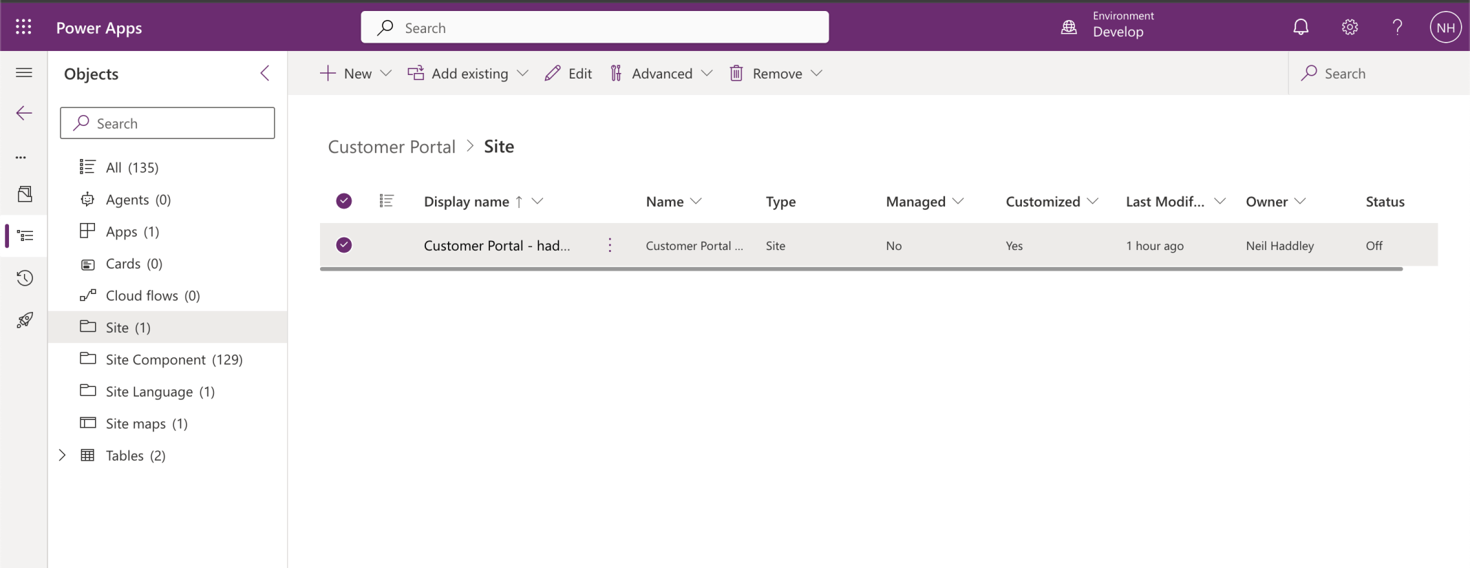 The Customer Portal solution is ready to be exported