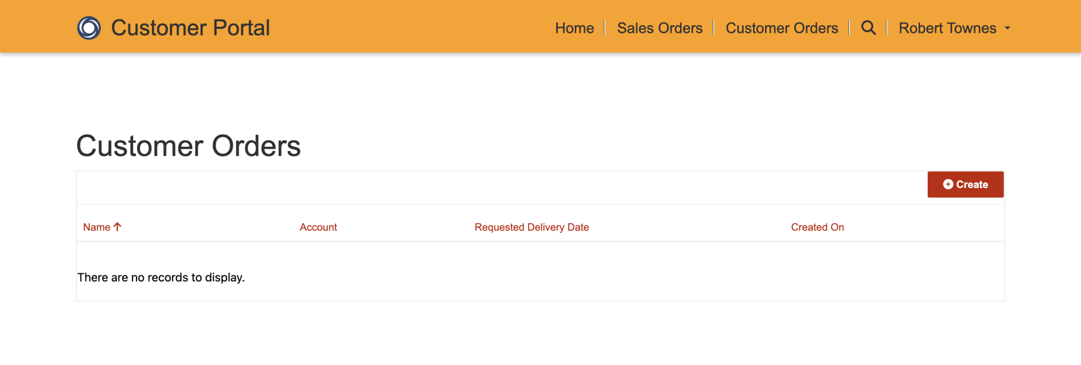 I could not see the new Customer Order