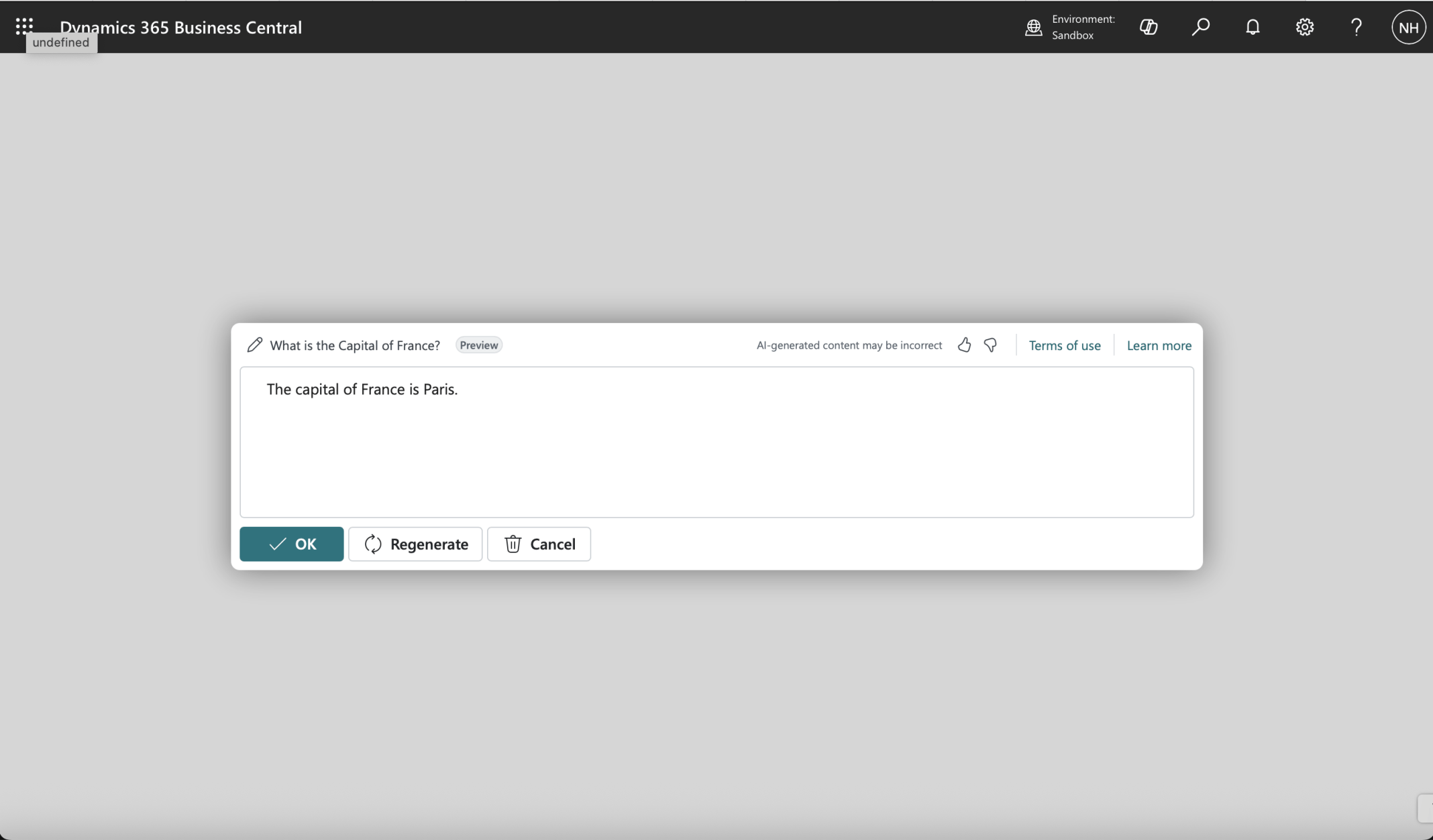 Output is generated by a Large Language Model and returned to the user