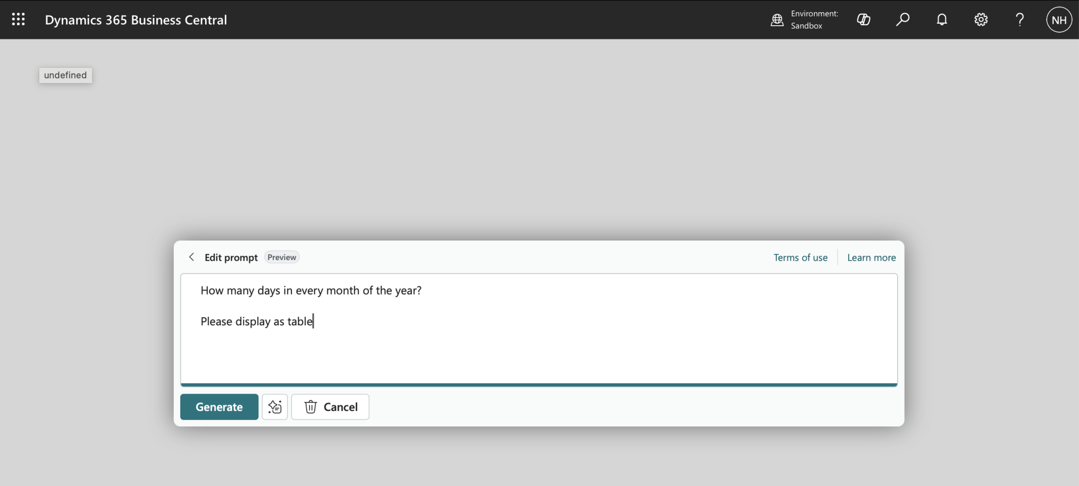 I provided a prompt that would return a Markdown formatted response