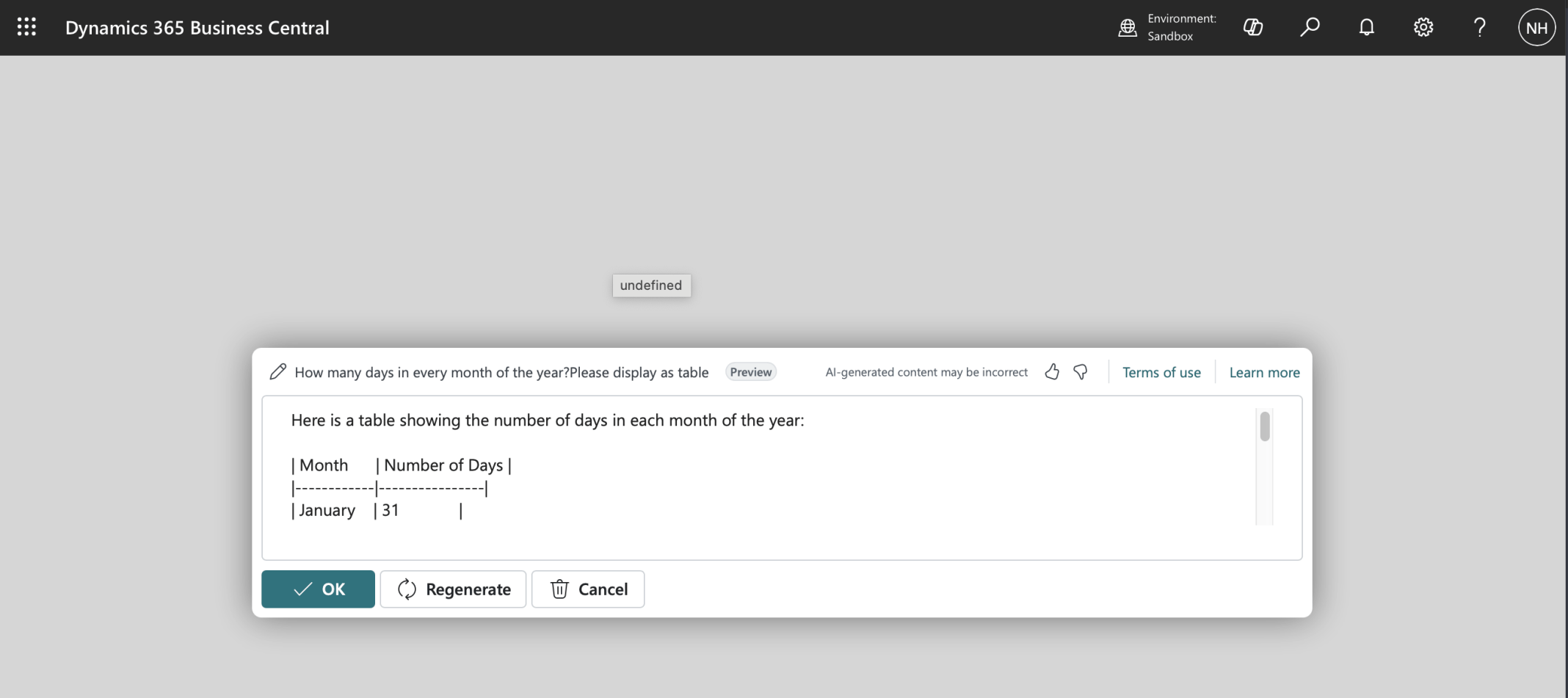 The Markdown formatted result was hard to read