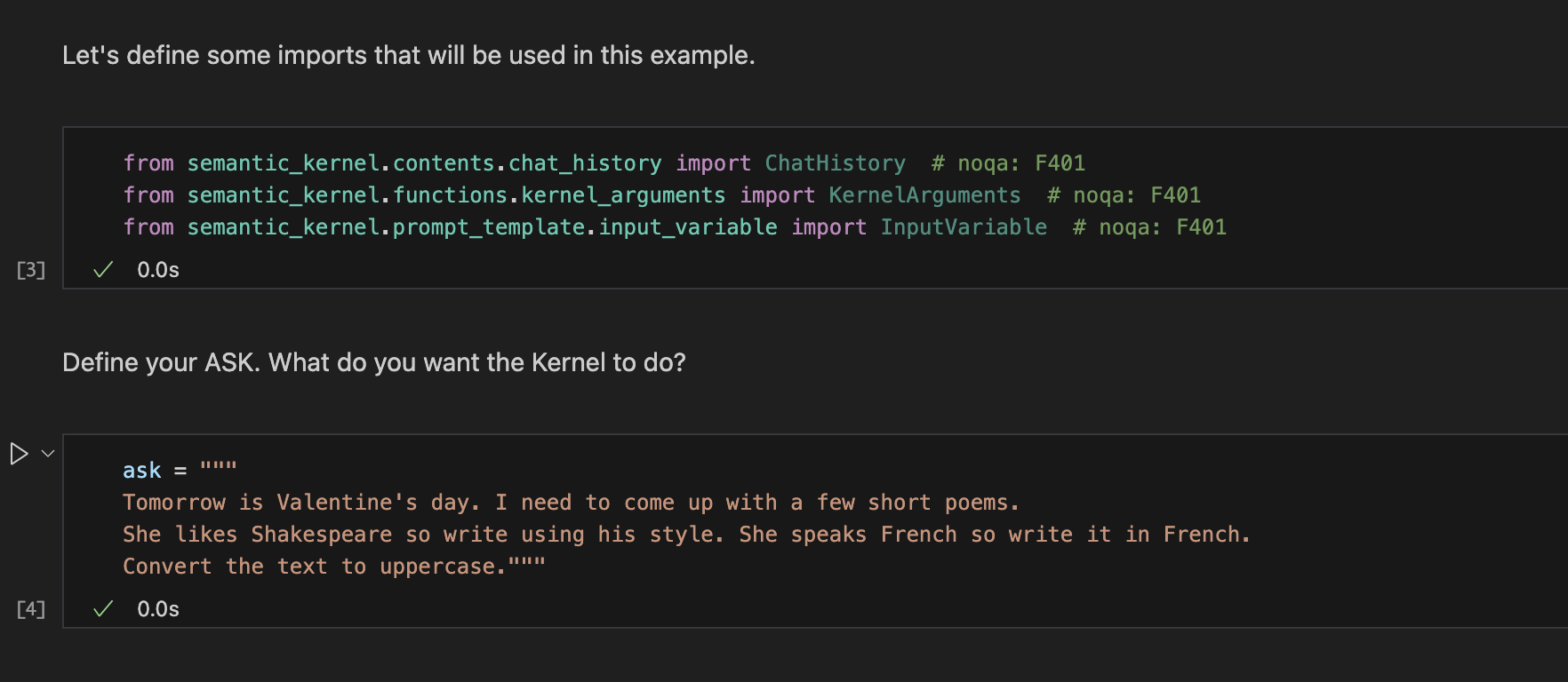 I created an ask variable (the goal)