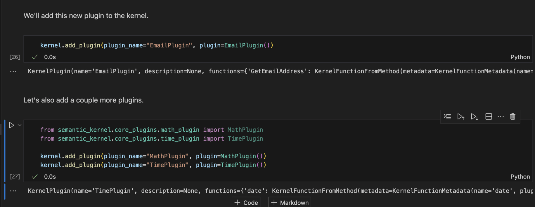 I added the Email pluginI added the Math and Time plugins