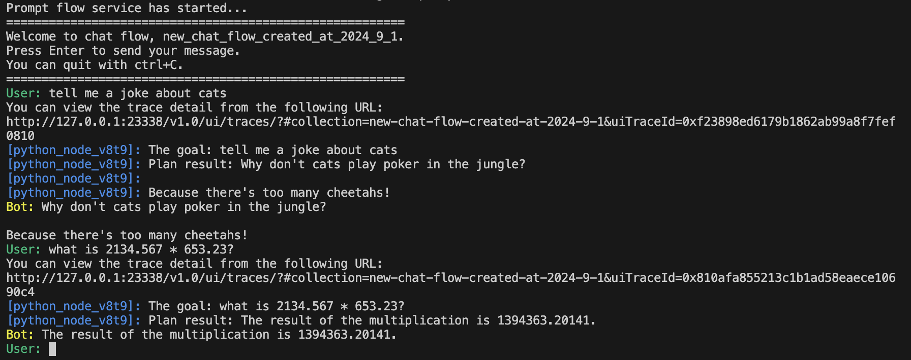 I added the MathPlugin and a PlannerNow I can ask fun questions or math questions and the bot can decide which Plugin to call