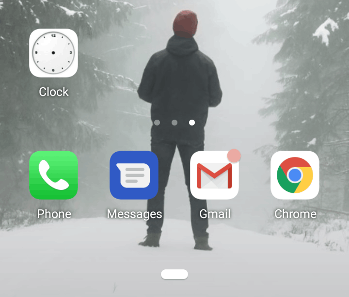 The application has been added to the Android Home Screen