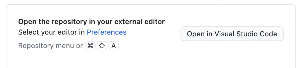 Open in Visual Studio Code