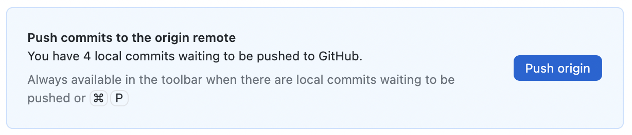 Push changes to GitHub