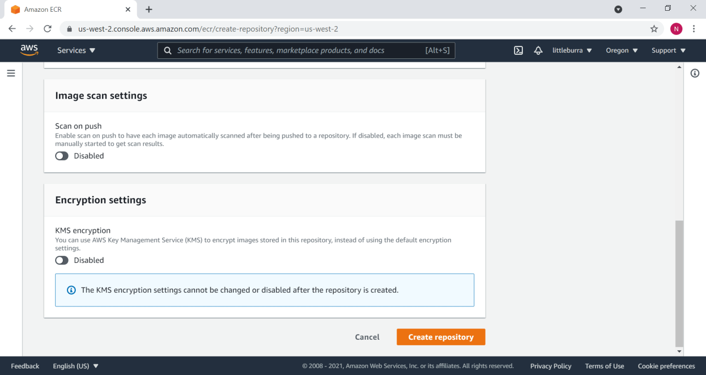 Create repository