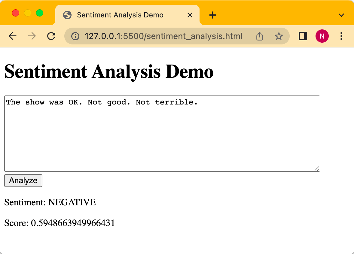 Sentiment Analysis