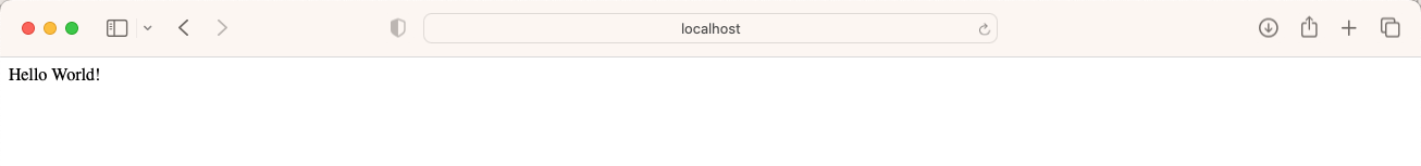 I was redirected back to the http://localhost:8080 home page