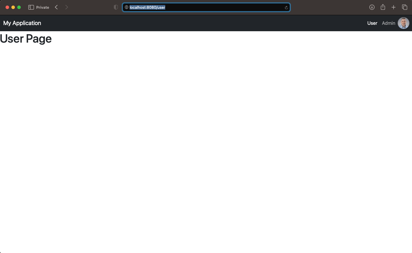 User view