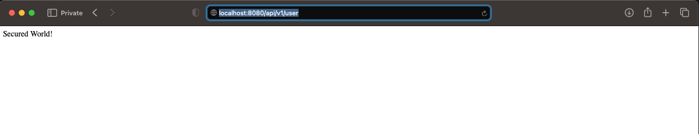 user api result