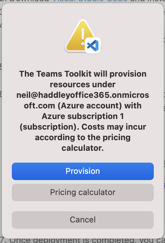 Configures Azure Services
