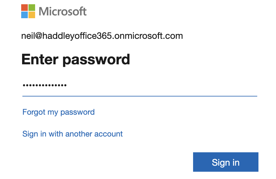 Login is required