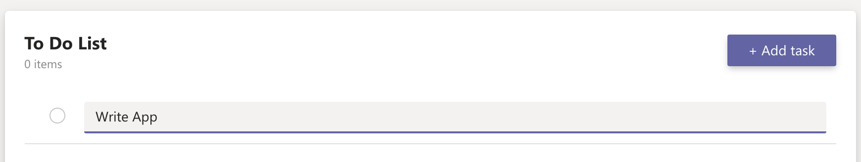 Add task (press enter)