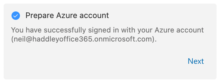 Sign-in to Azure