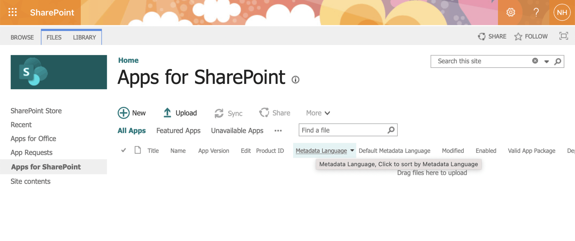 Upload todo-list-sp-fx.sppkg file to SharePoint App Catalog