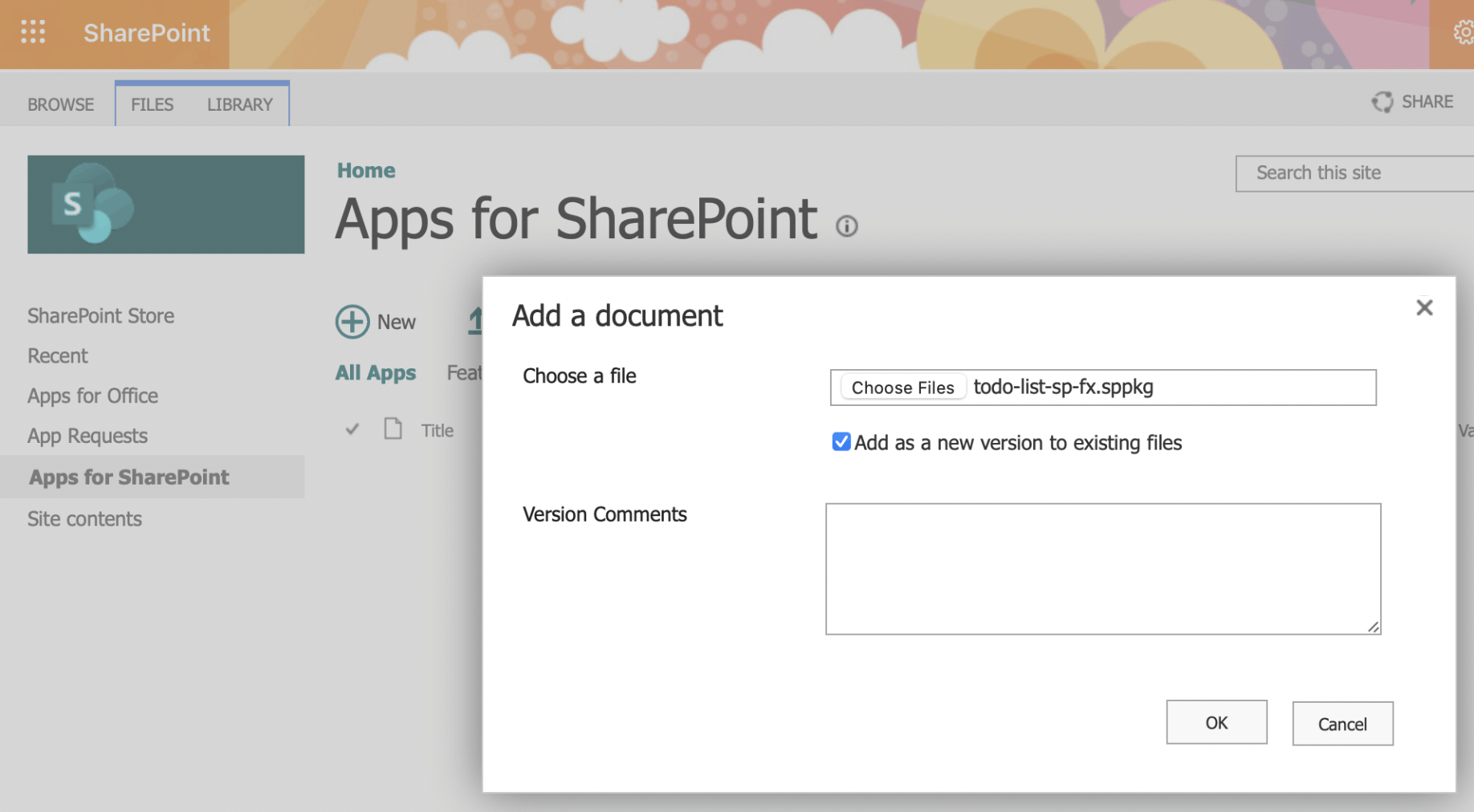 Add a document