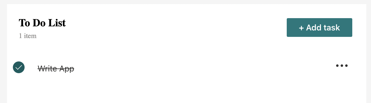 Update "isCompleted" status
