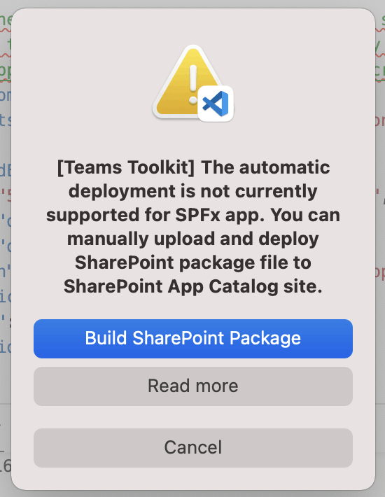 Build the SharePoint Package