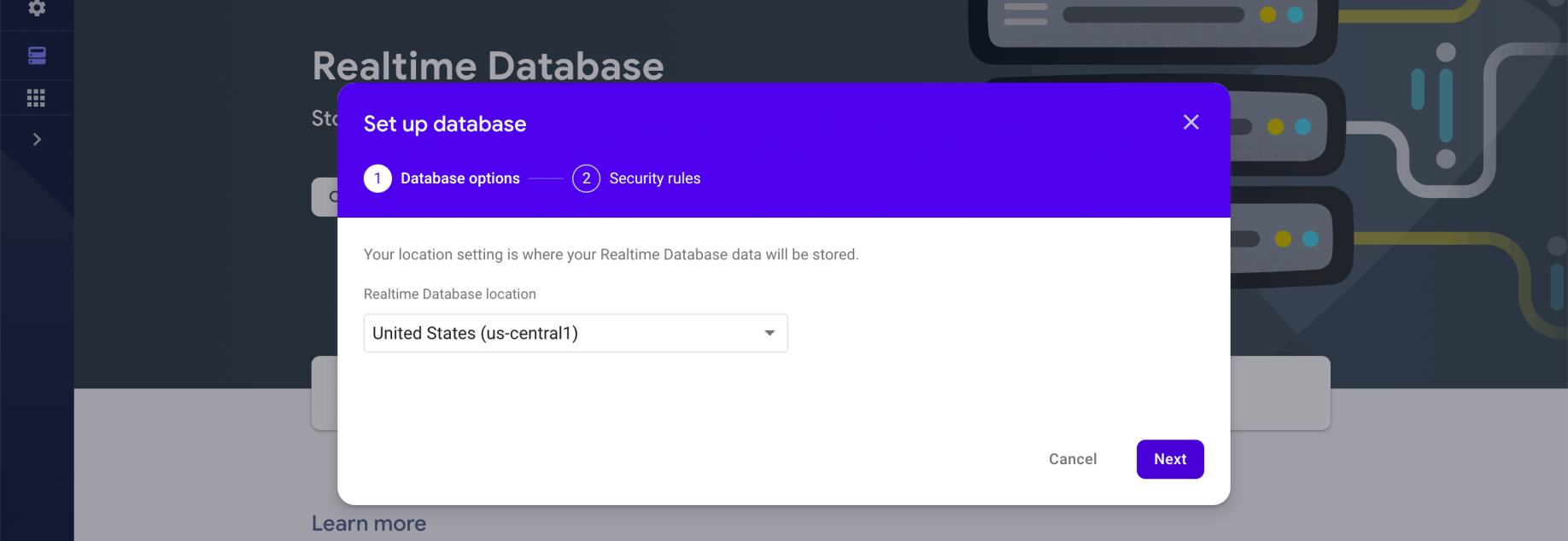 database location