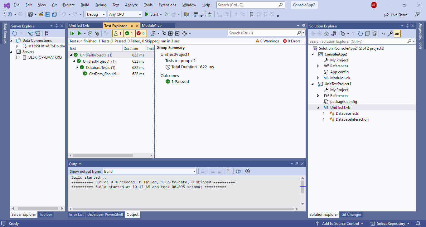 Database Tests
