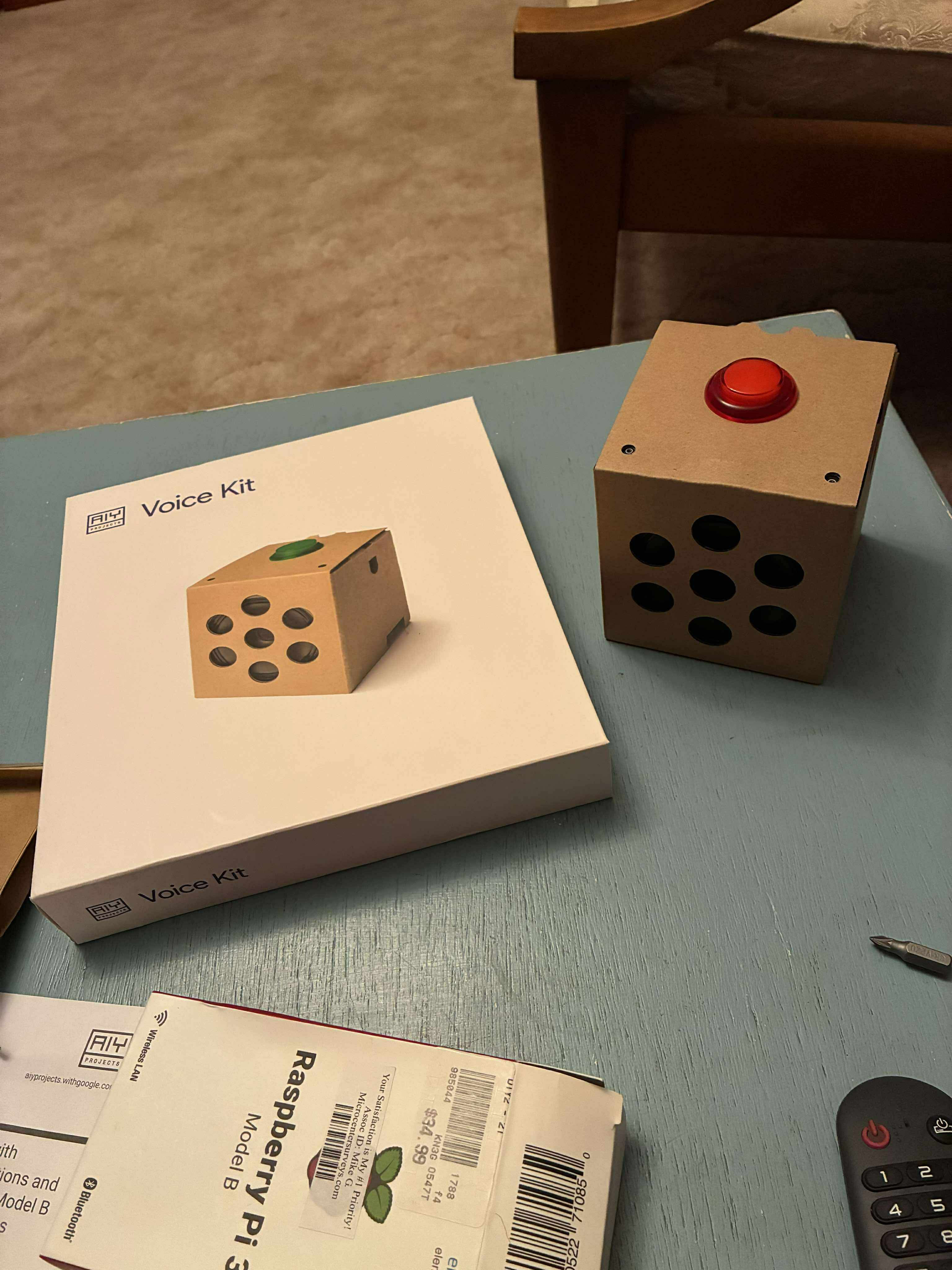 Cardboard assembled