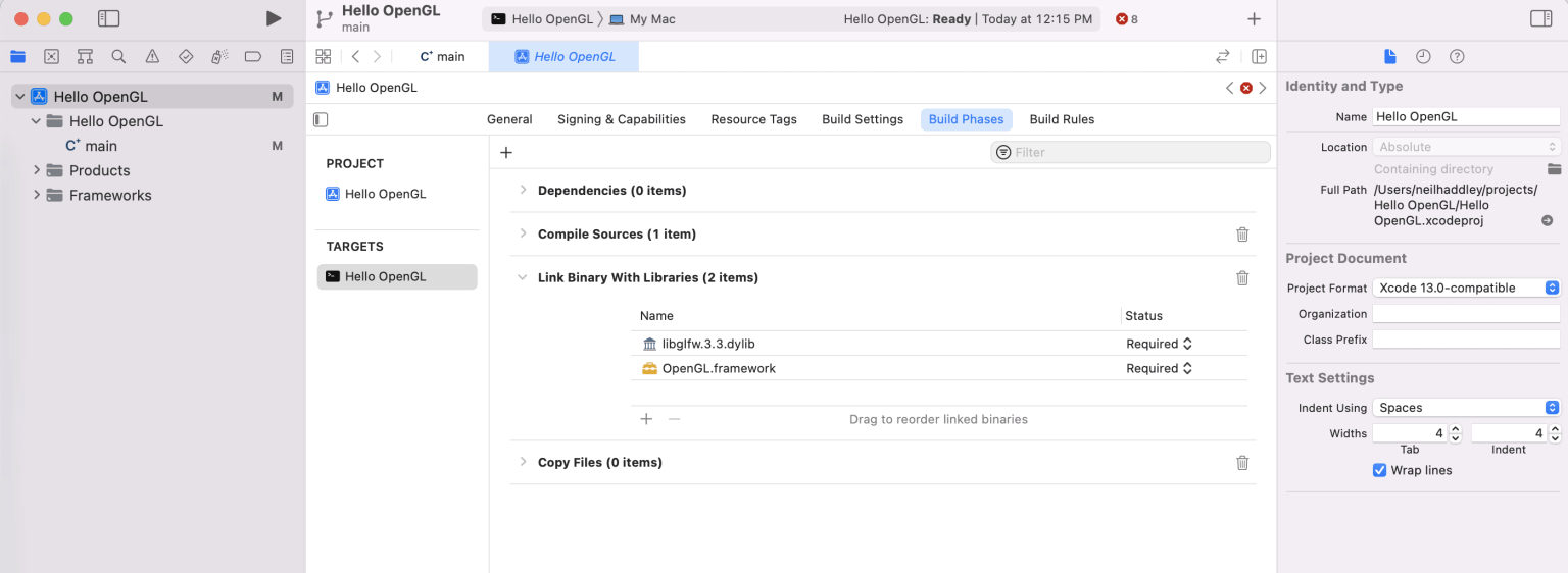 Library references updated